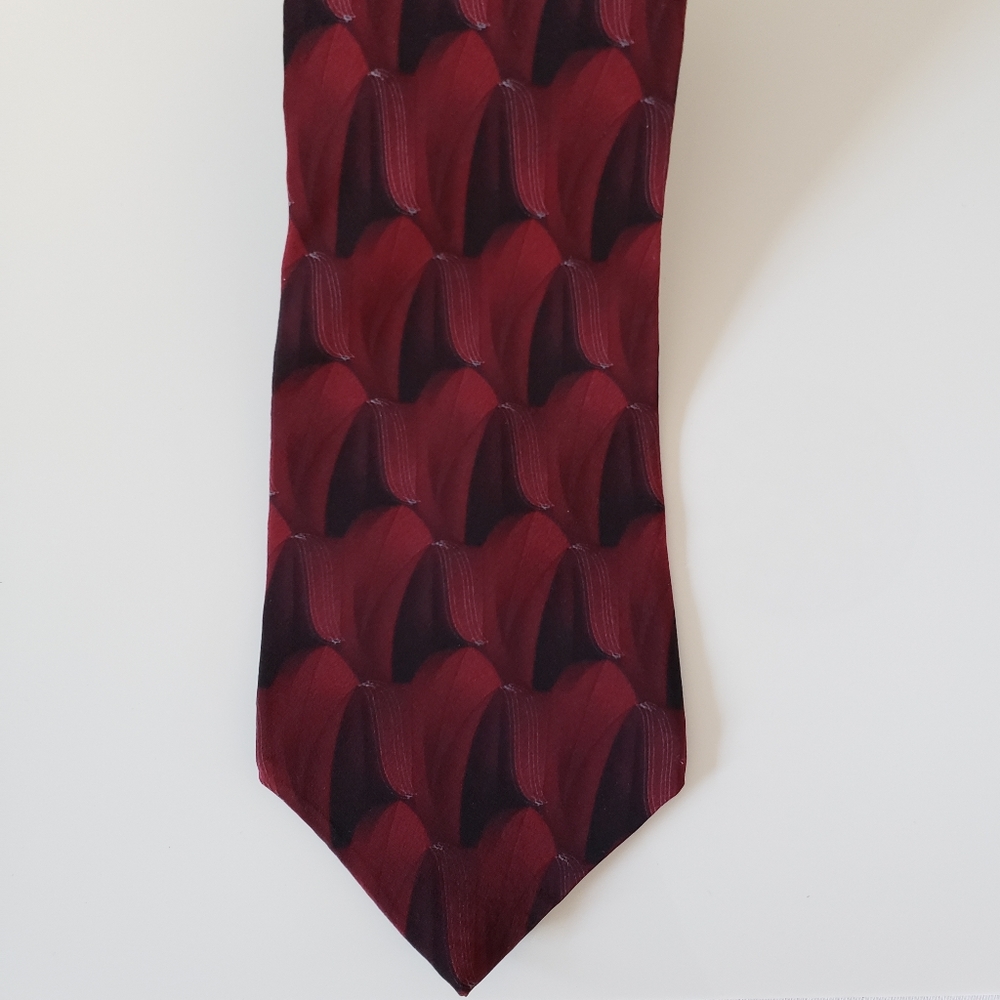 Men's Red Silk Stafford Tie